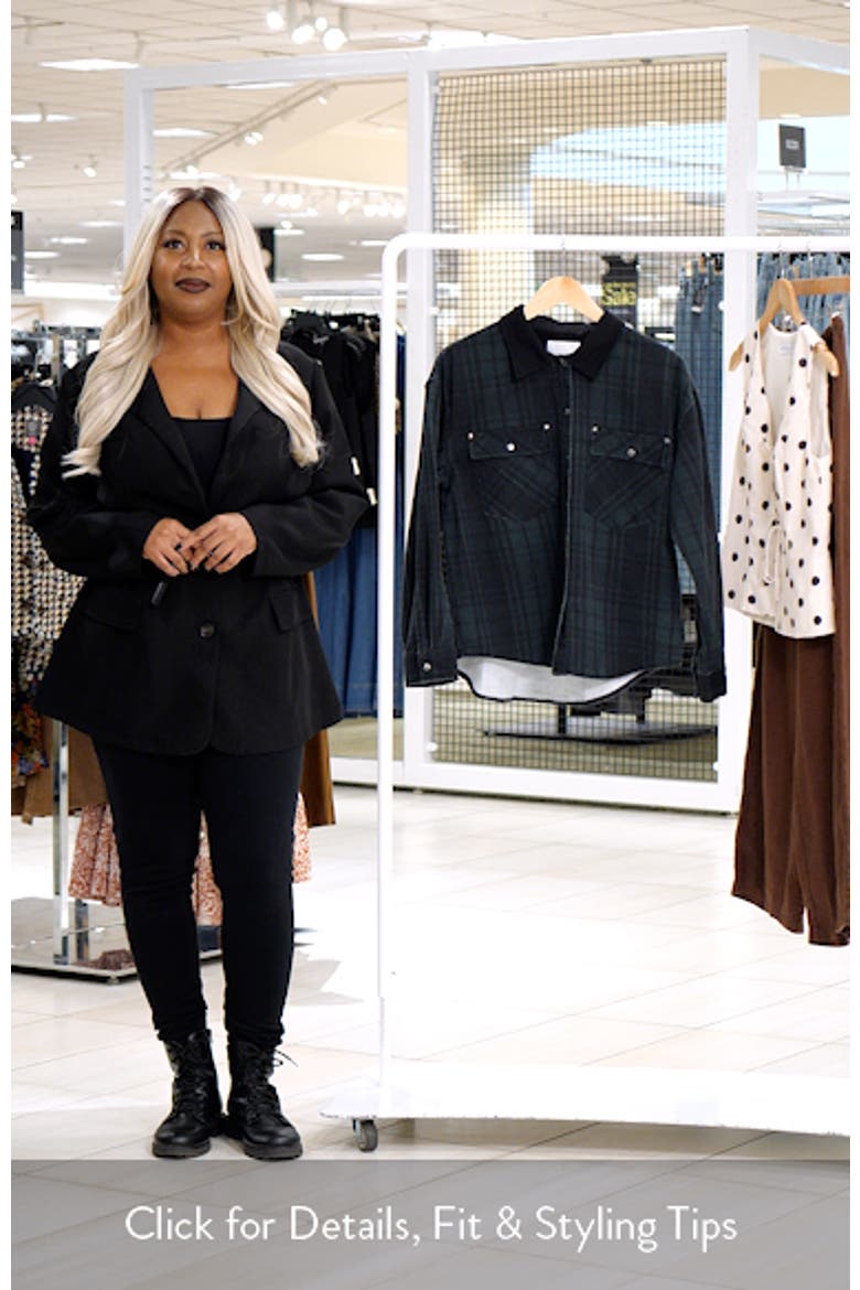 Plaid Cotton Shacket video