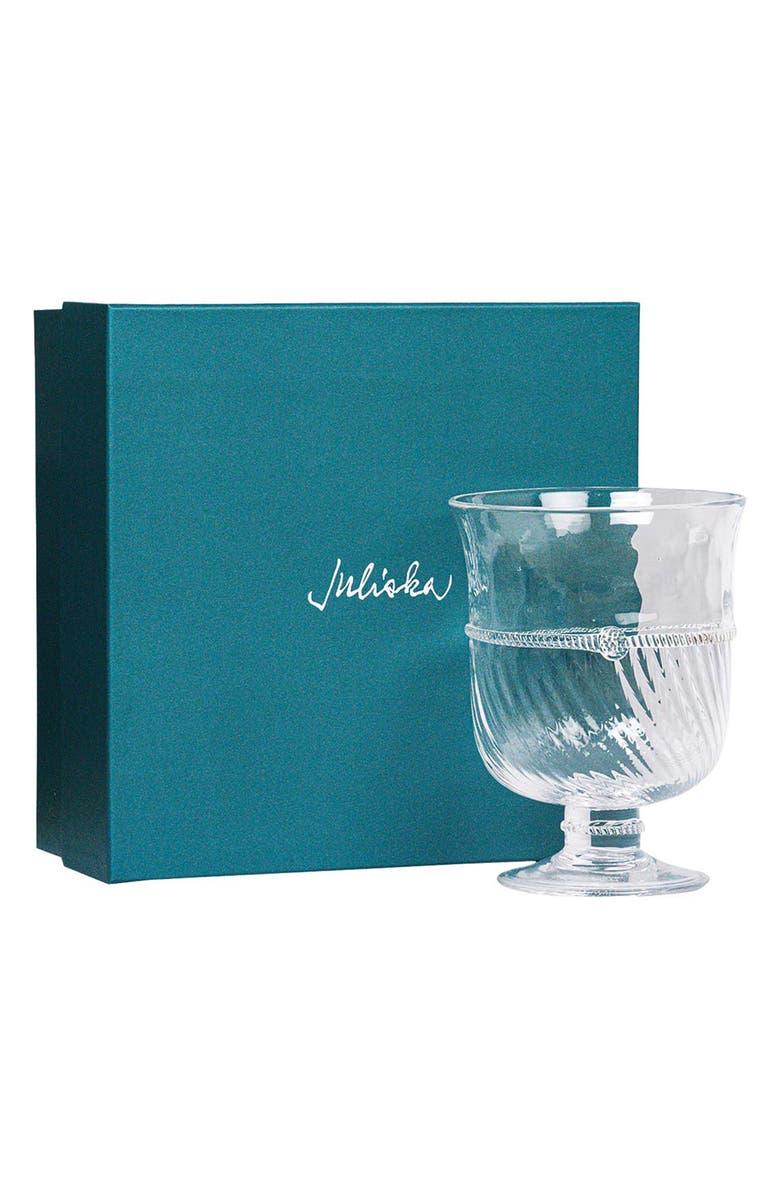 Juliska Graham 7-Inch Hurricane Vase, Alternate, color, Clear