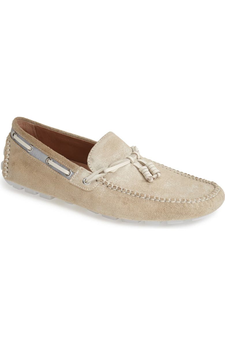 Donald Pliner Donald J Pliner 'Denton' Tasseled Suede Loafer, Main, color,