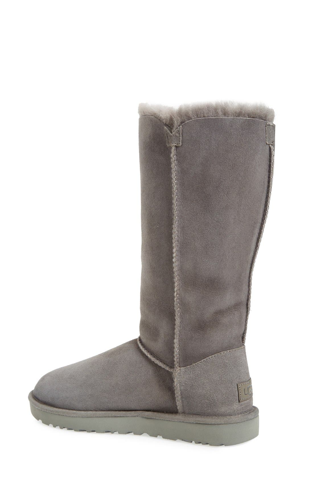'Bailey Button Triplet II' Boot, Alternate, color, GREY SUEDE