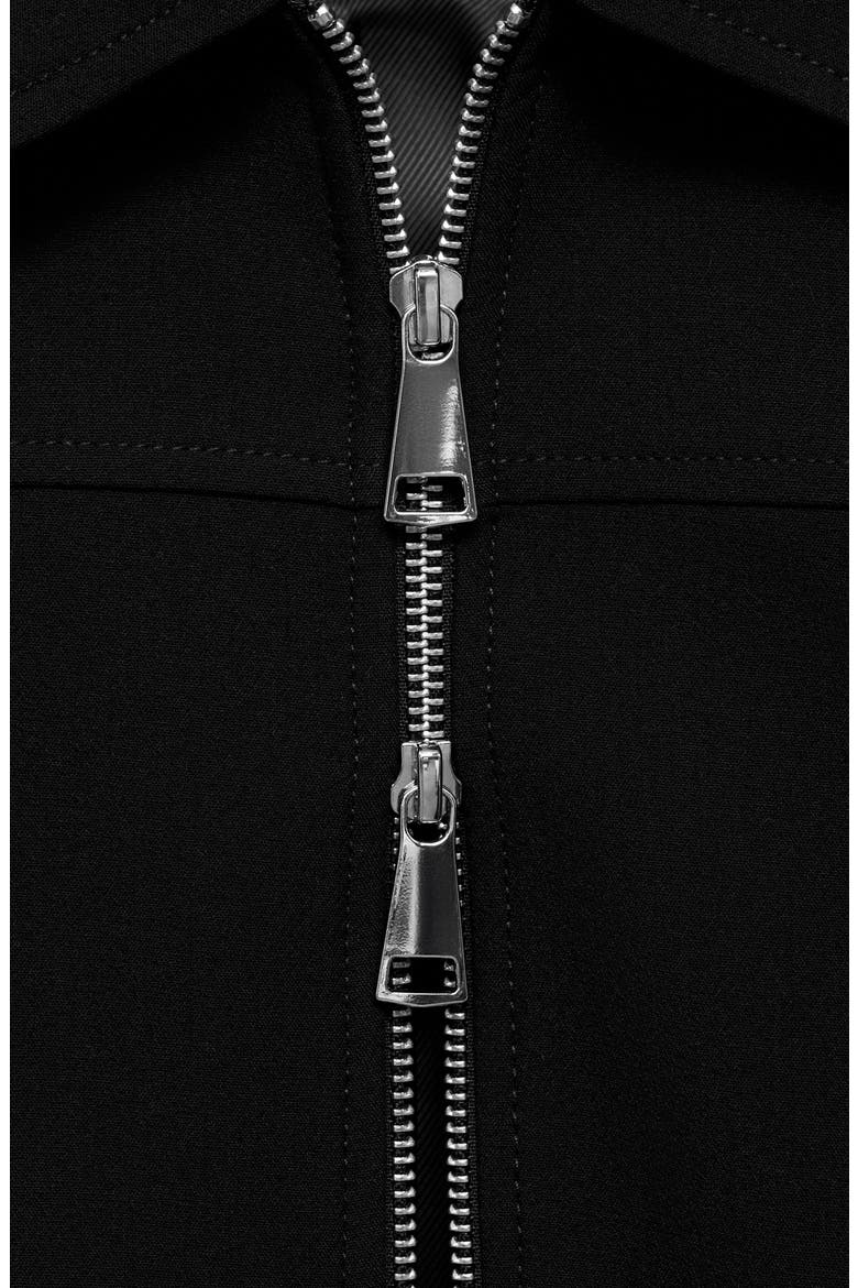 Two-Way Zip Jacket, Alternate, color, BLACK