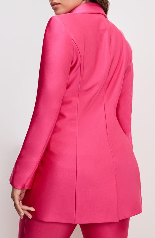 GOOD AMERICAN GOOD AMERICAN HIGH SHINE COMPRESSION SCULPTED BLAZER