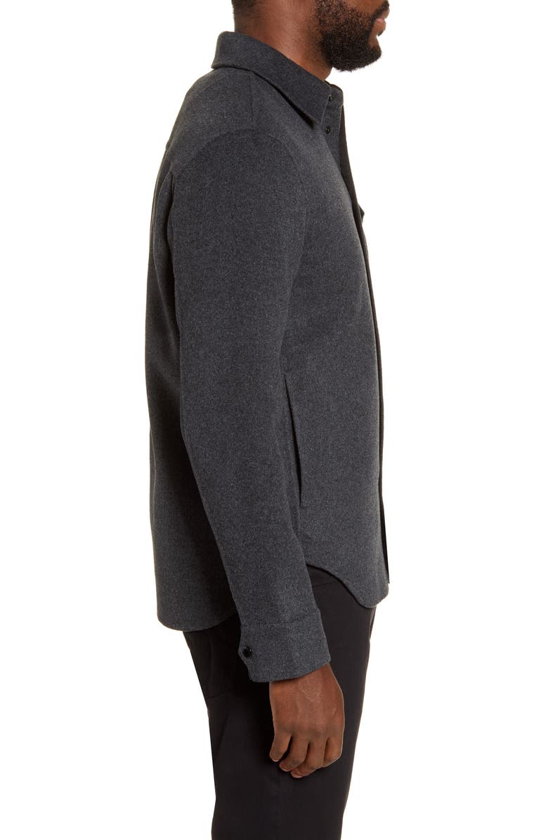 rag & bone Principle Snap-Up Wool Blend Shirt Jacket, Alternate, color, 