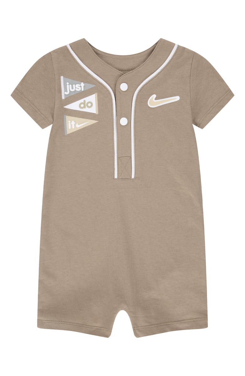 Nike Just Do It Henley Romper, Main, color, 