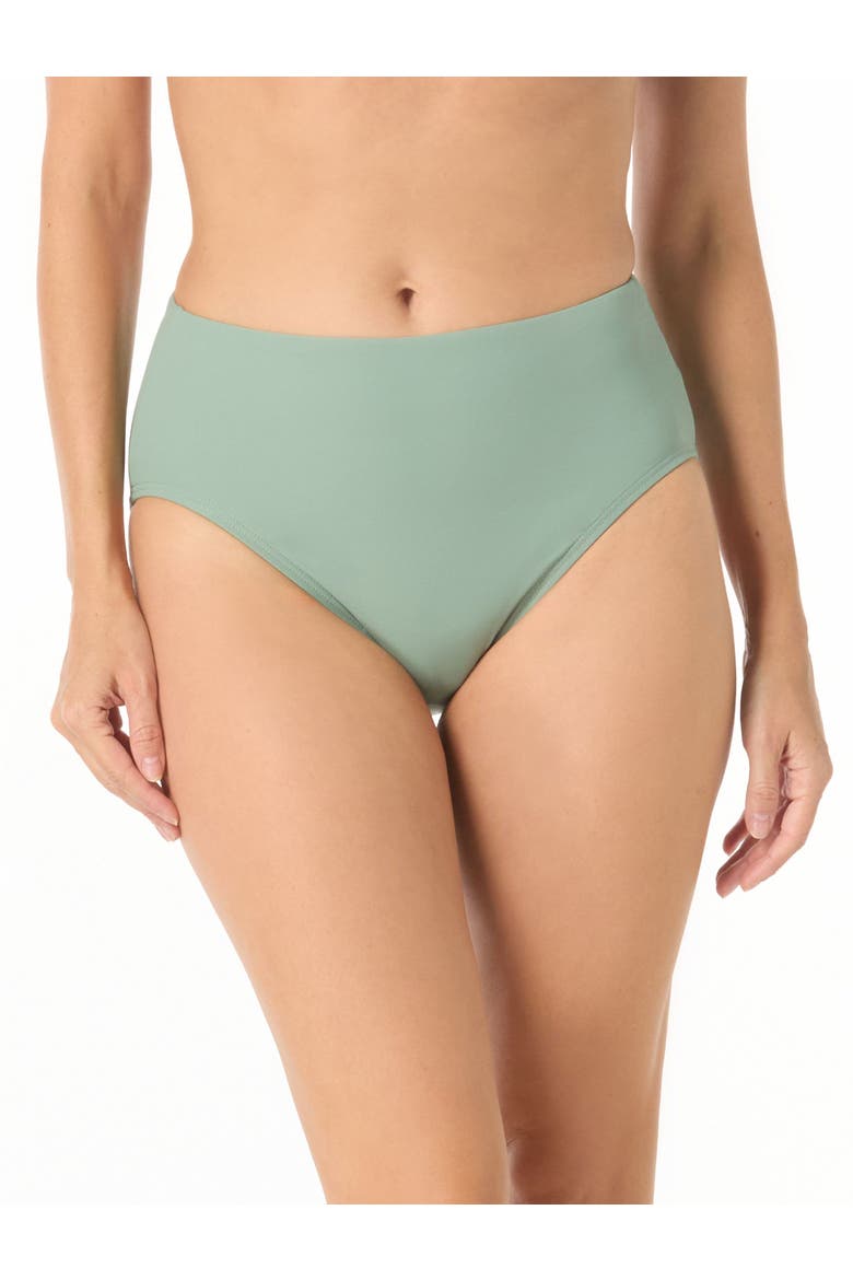 Onyx High Waist Bikini Swim Bottom, Main, color, Beach Grass