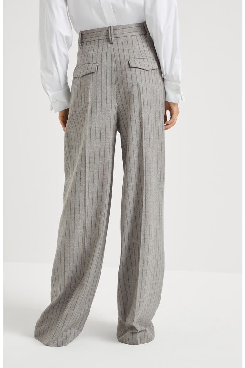 Wide trousers, Alternate, color, Taupe
