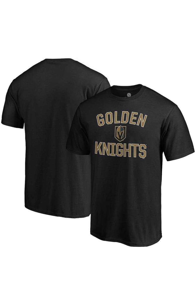 FANATICS Men's Fanatics Branded Black Vegas Golden Knights Team Victory Arch T-Shirt, Main, color, 