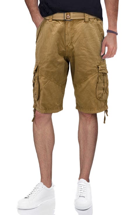 Belted Cargo Shorts