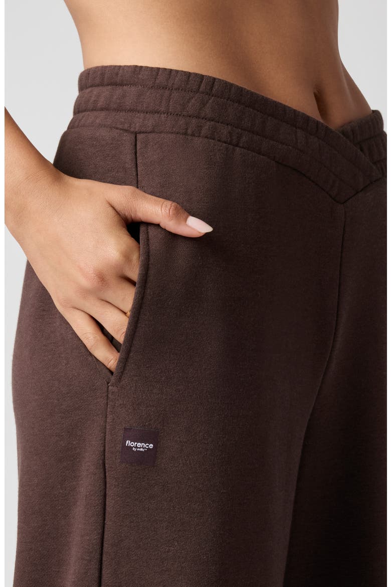 Cozy Crush V Wide Leg Sweatpants, Alternate, color, CANYON BROWN