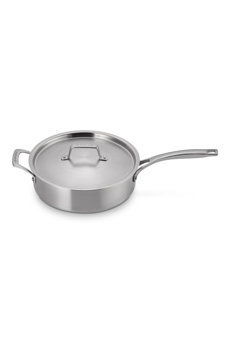 Essential 4.6-Quart Stainless Steel Sauté Pan, Alternate, color, STAINLESS STEEL