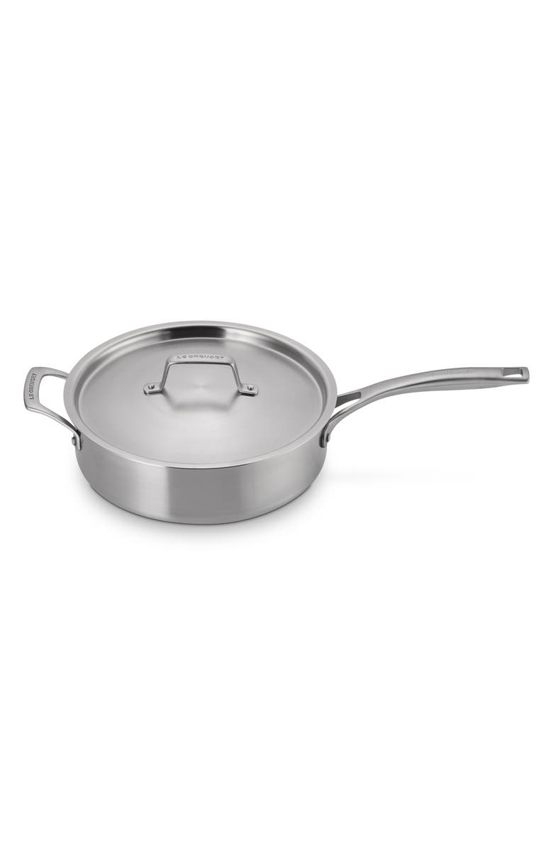 Le Creuset Essential 4.6-Quart Stainless Steel Sauté Pan, Alternate, color, 