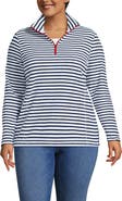 Lands' End Anyweather Fleece Quarter Zip Pullover