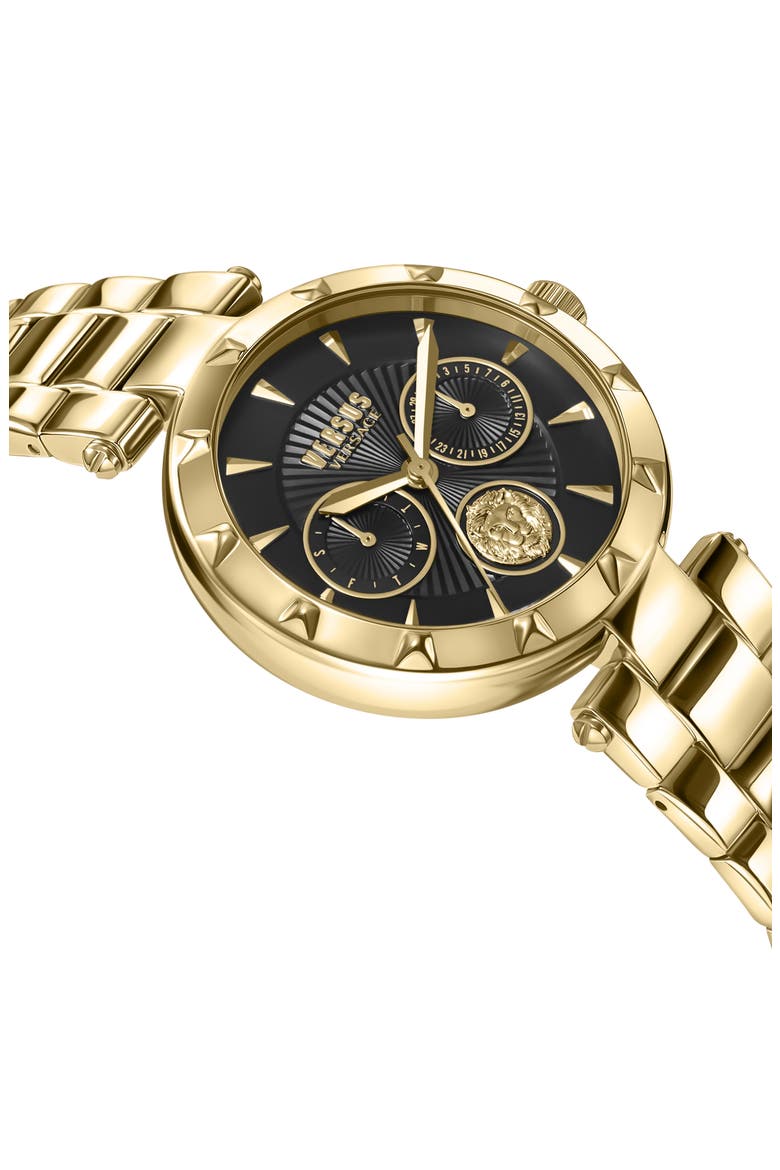Versus Sertie Bracelet Watch, 36mm, Alternate, color, GOLD