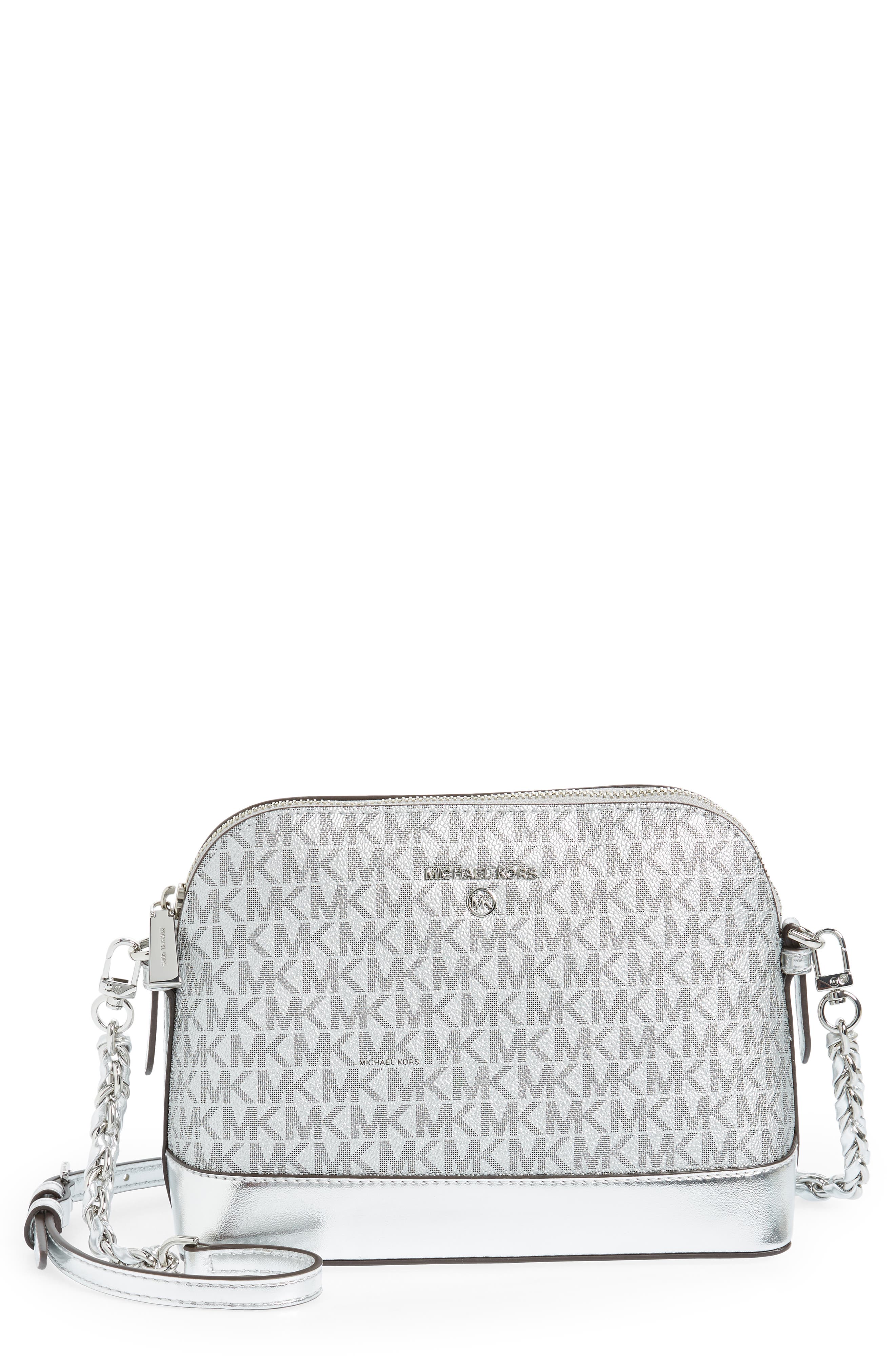 MICHAEL Michael Kors Jet Set Charm Large Dome Crossbody Bag, Main, color, 