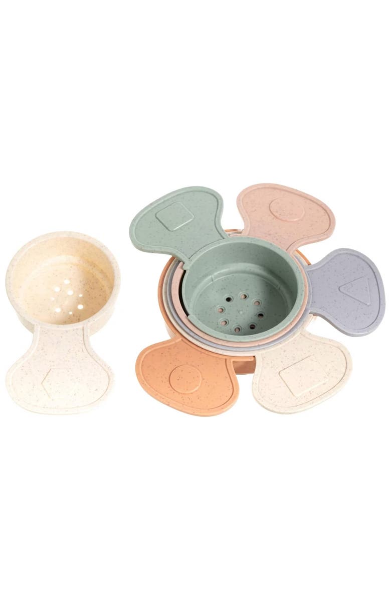 Sperric Stacking Cups Educational Bath Toy 6-Piece Set, Main, color, 