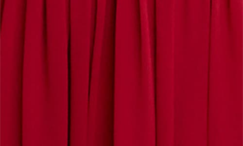 Dress The Population Eleanor Illusion Neck Gown In Burgundy