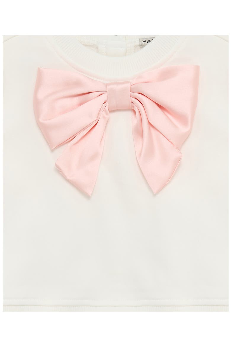 Kids' Bow Top & Pants Set, Alternate, color, WHITE