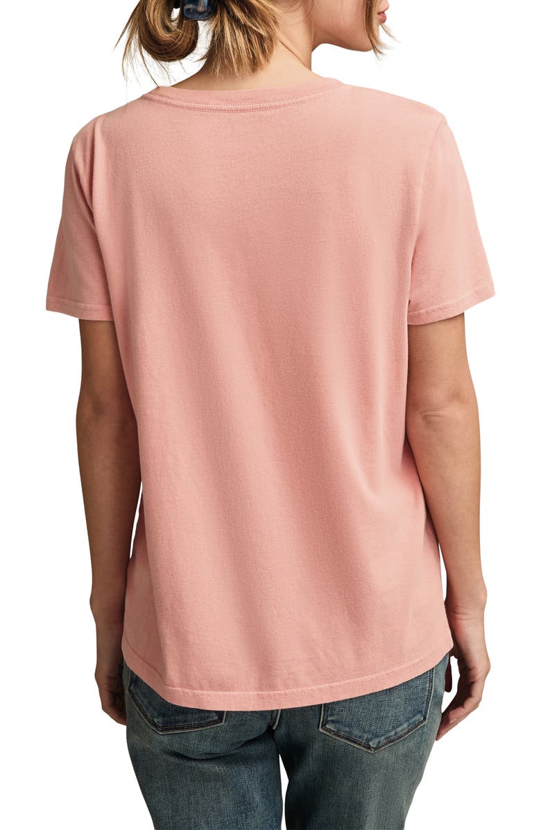 Lucky Brand Botanical Floral Cotton Graphic T-Shirt, Alternate, color,