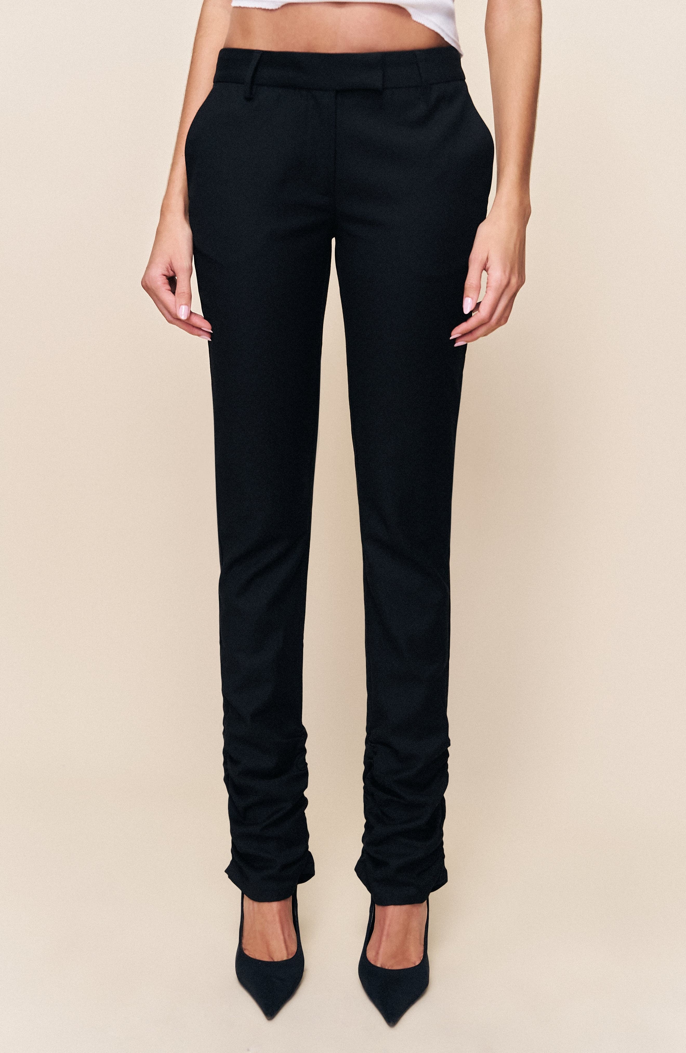 Cora Ruched Hem Pant