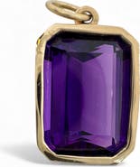 Leslie Paige Emerald Cut Amethyst Charm