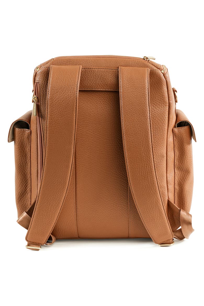 Ju-Ju-Be Ever Collection Forever Faux Leather Diaper Backpack, Alternate, color, BRULEE
