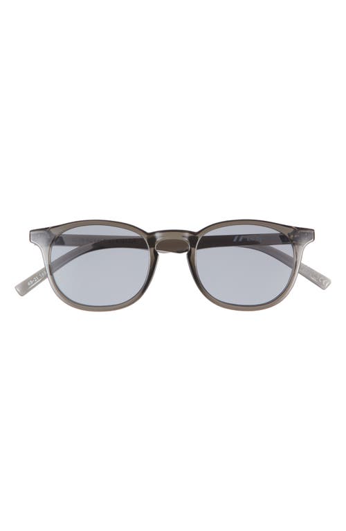 Le Specs Club Royale 48mm Round Sunglasses In Gray