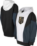 Outerstuff Youth Ash/Black Vegas Golden Knights Champion League Fleece Pullover Hoodie