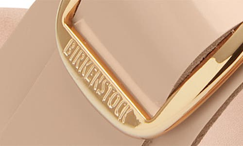 Shop Birkenstock Arizona Big Buckle Slide Sandal In New Beige