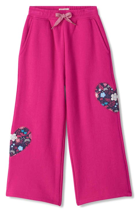 Kids' Very Berry Wide Leg Track Pants