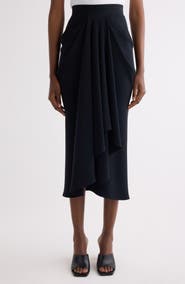 Givenchy Draped Stretch Skirt