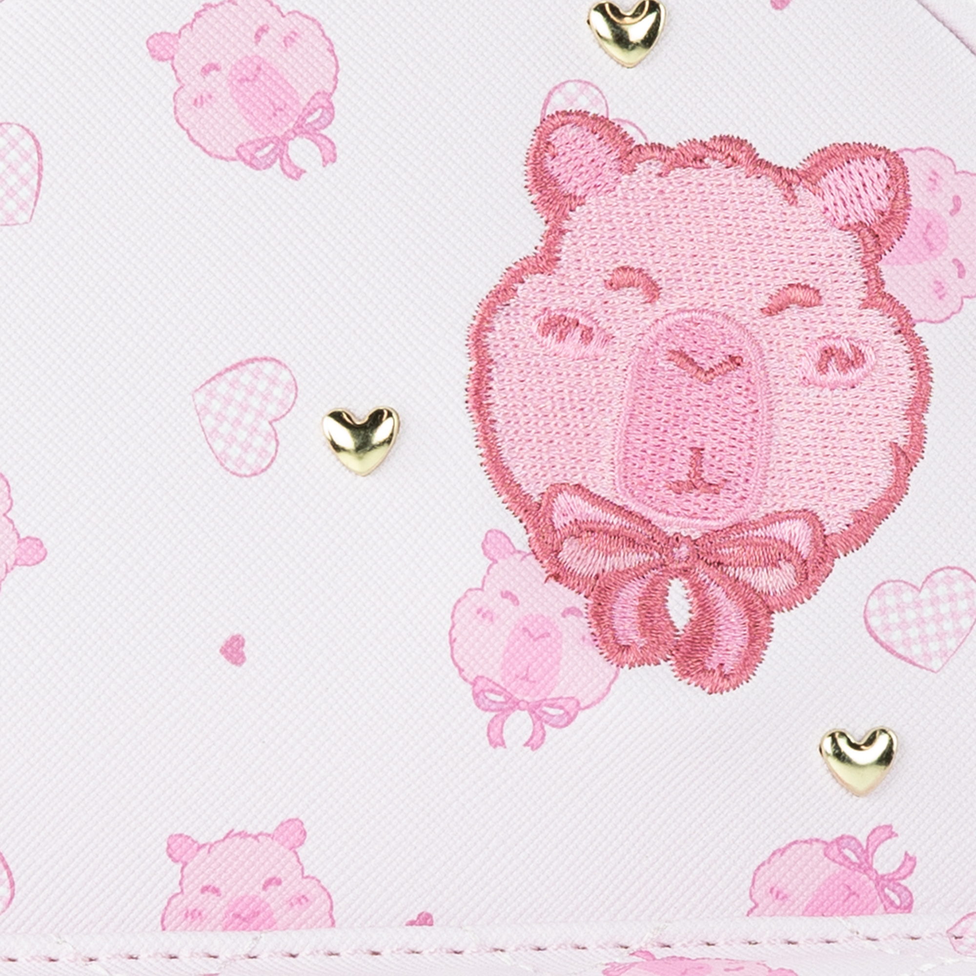 Candy Pink Capybara Mini Backpack Set, Alternate, color, Pink Cottage Capybara/ Pink