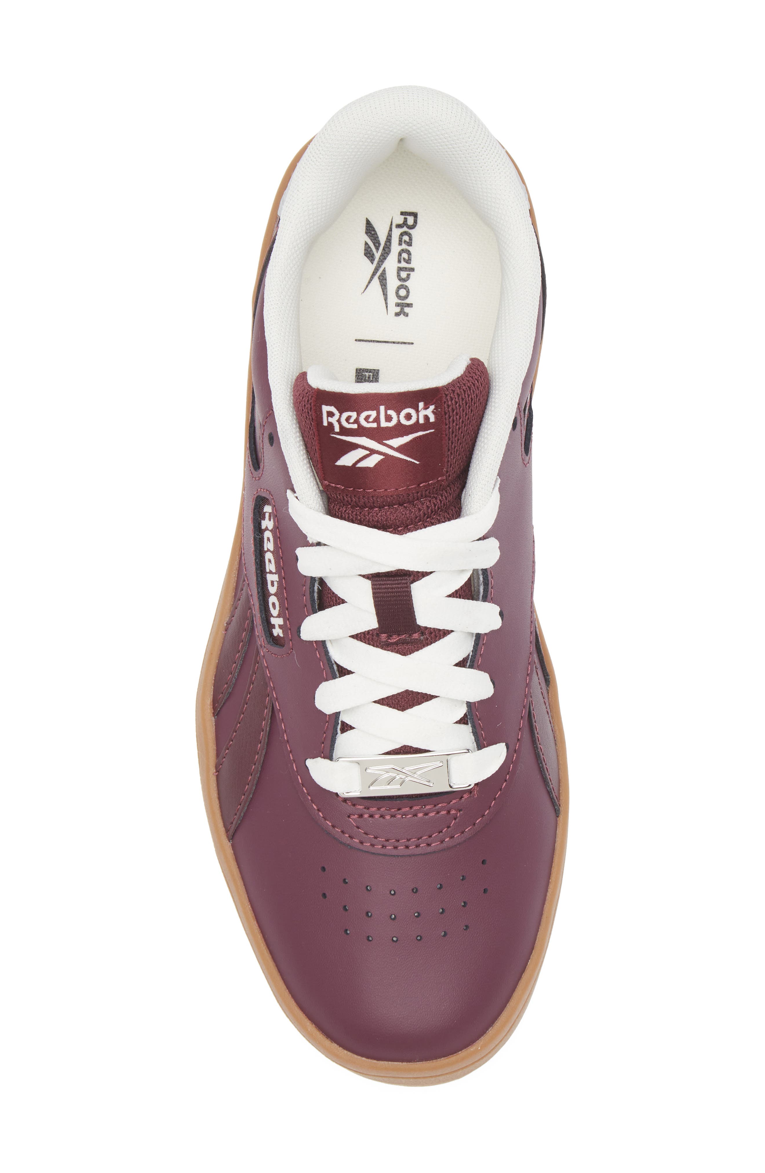 Reebok Court Advance Surge Platform Sneaker, Alternate, color, Cherry/ Gum/ Chalk