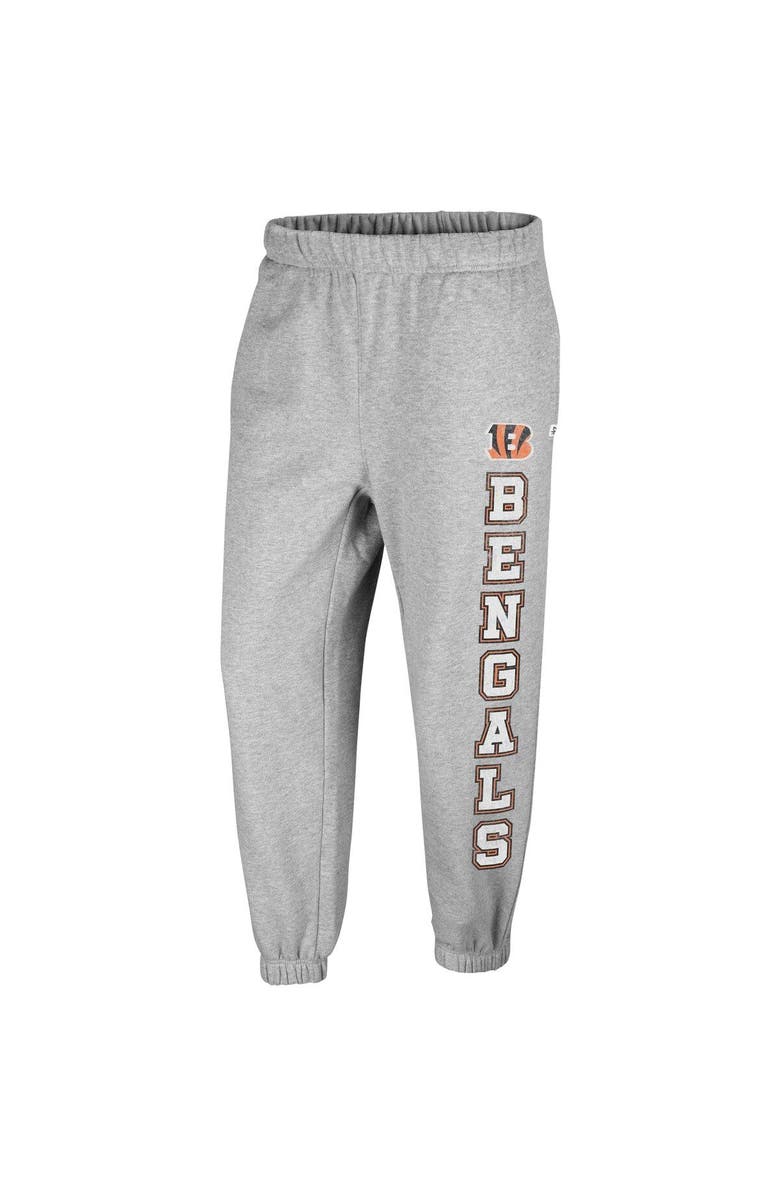'47 Women's '47 Gray Cincinnati Bengals Double Pro Harper Jogger Sweatpants, Alternate, color, Heather Gray