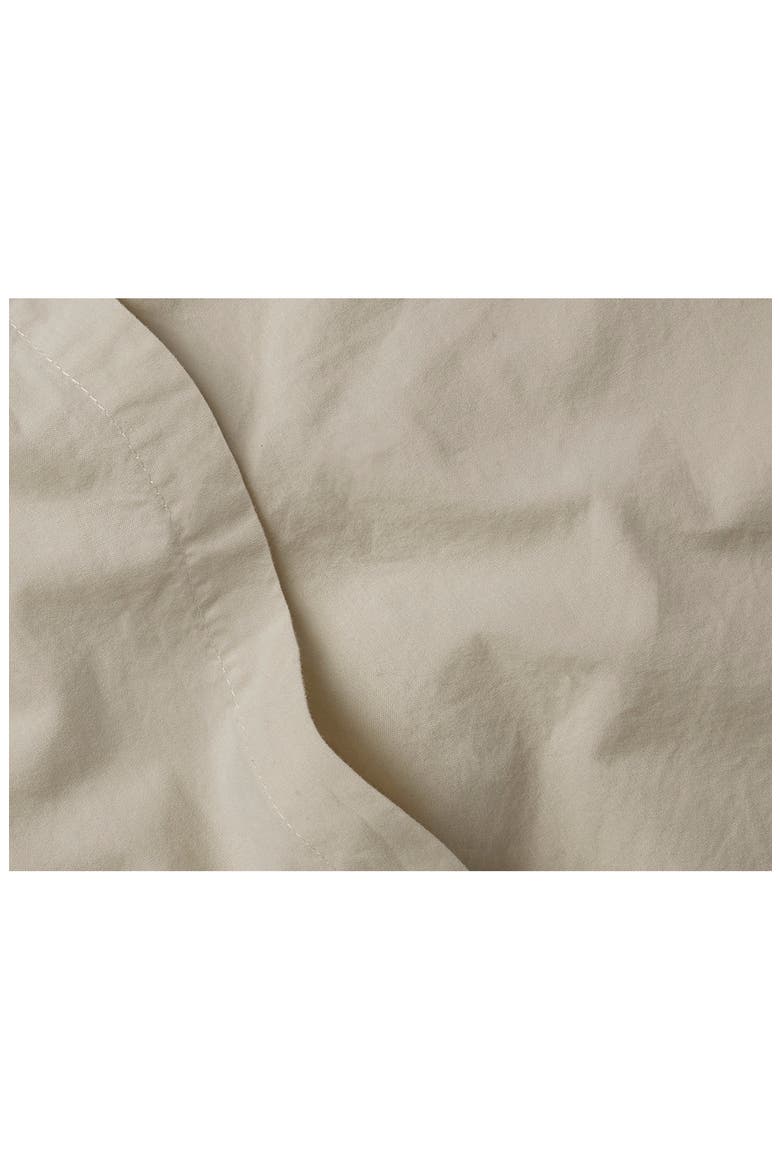 Brushed Cotton Top Sheet, Alternate, color, BONE