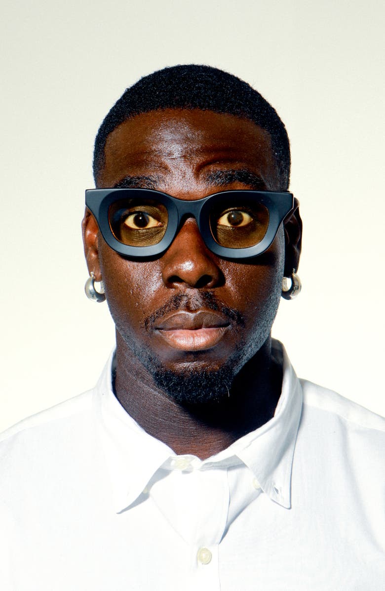 Wisdom Fashion House Matte Frame 3 Eyewear, Alternate, color, Black