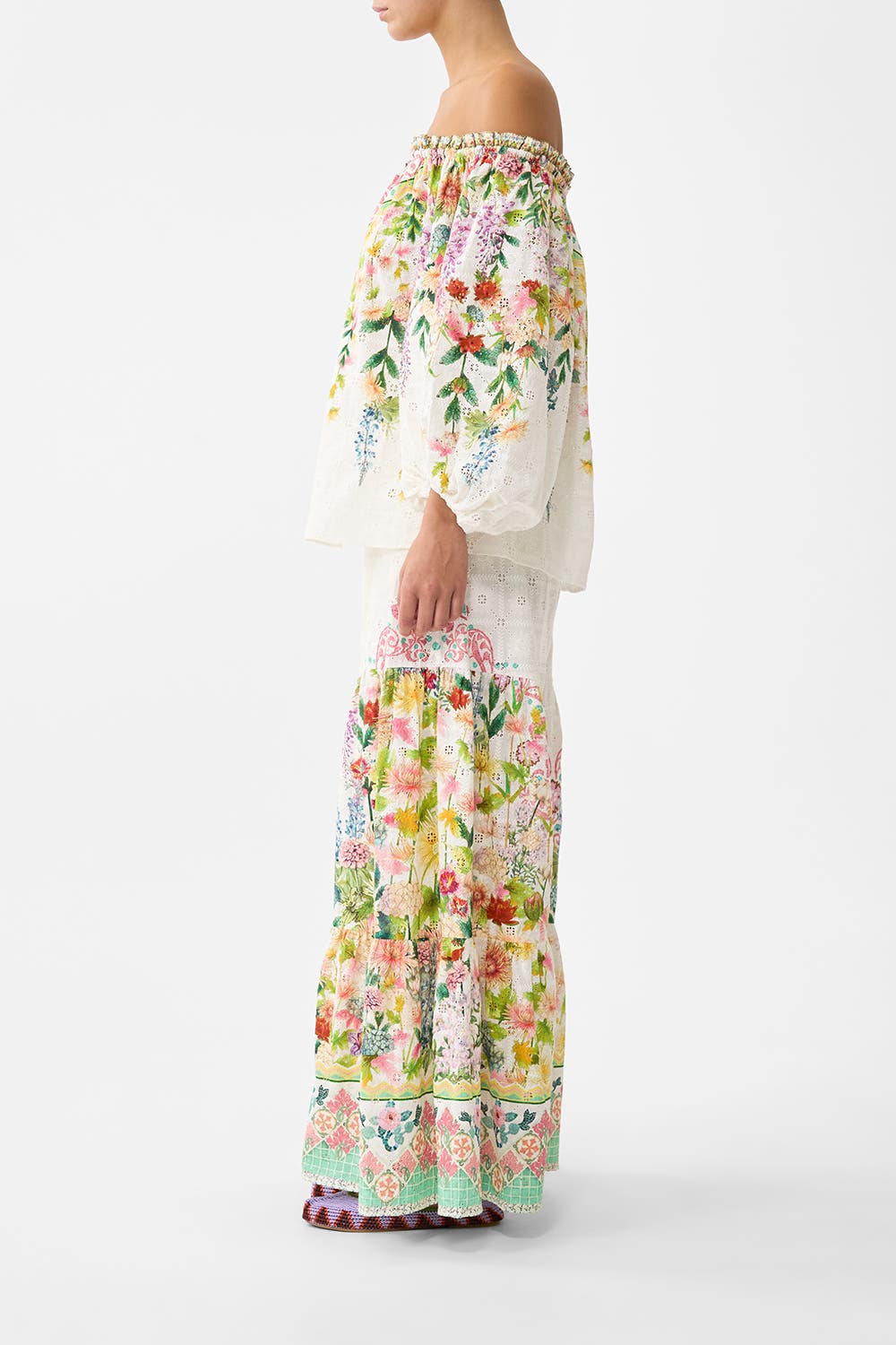 Trouser With Tiered Panels - image 2