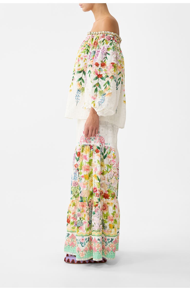 Camilla Trouser With Tiered Panels, Alternate, color, The Call Of Catalonia