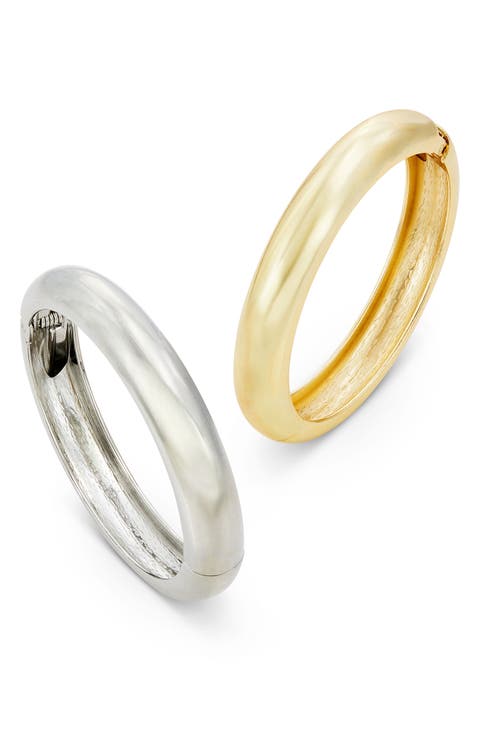 Set of 2 Bangle Bracelets