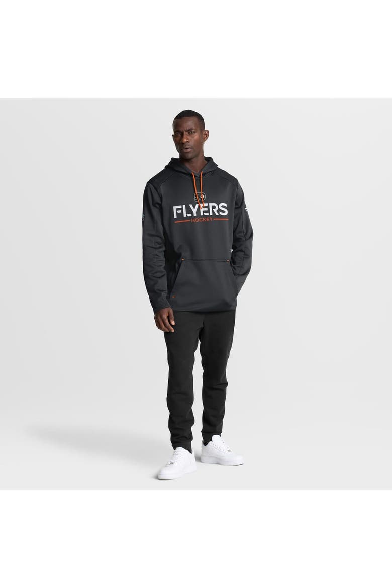 Men's Fanatics Black Philadelphia Flyers Authentic Pro Rink Hoodie, Alternate, color, Black