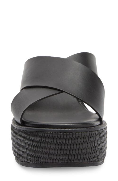 Nordstrom Rack Frankie Wedge Platform Sandal In Black