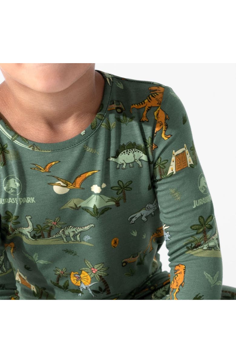 Bellabu Bear Kids' Jurassic Park Safari Set of 2 Piece Pajamas, Alternate, color, Jurassic Park: Safari