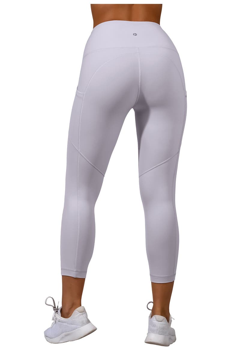 90 DEGREE BY REFLEX Power Flex High Waist Capri Leggings, Alternate, color,