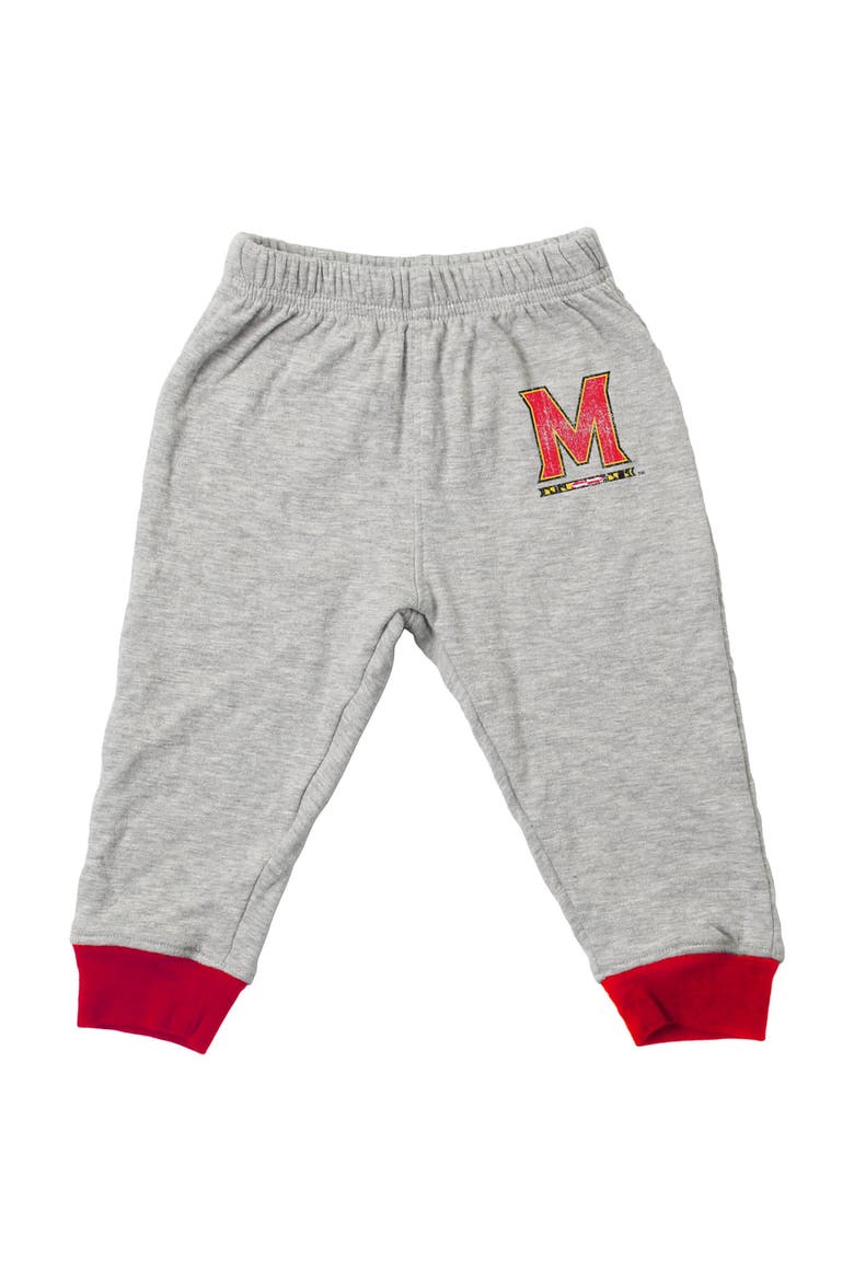 Infant Wes & Willy  Heather Gray Maryland Terrapins Jie Jie Hopper Set, Alternate, color, Heather Gray