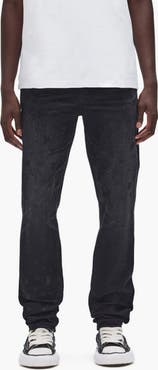 PURPLE BRAND Monogram Bling Slim Straight Leg Jeans