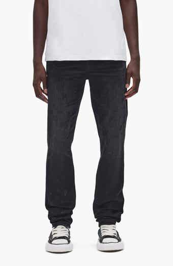 Monogram Bling Slim Straight Leg Jeans