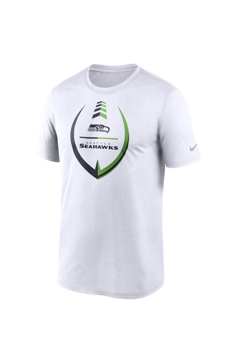 Nike Men's Nike White Seattle Seahawks Icon Legend Performance T-Shirt, Alternate, color, White