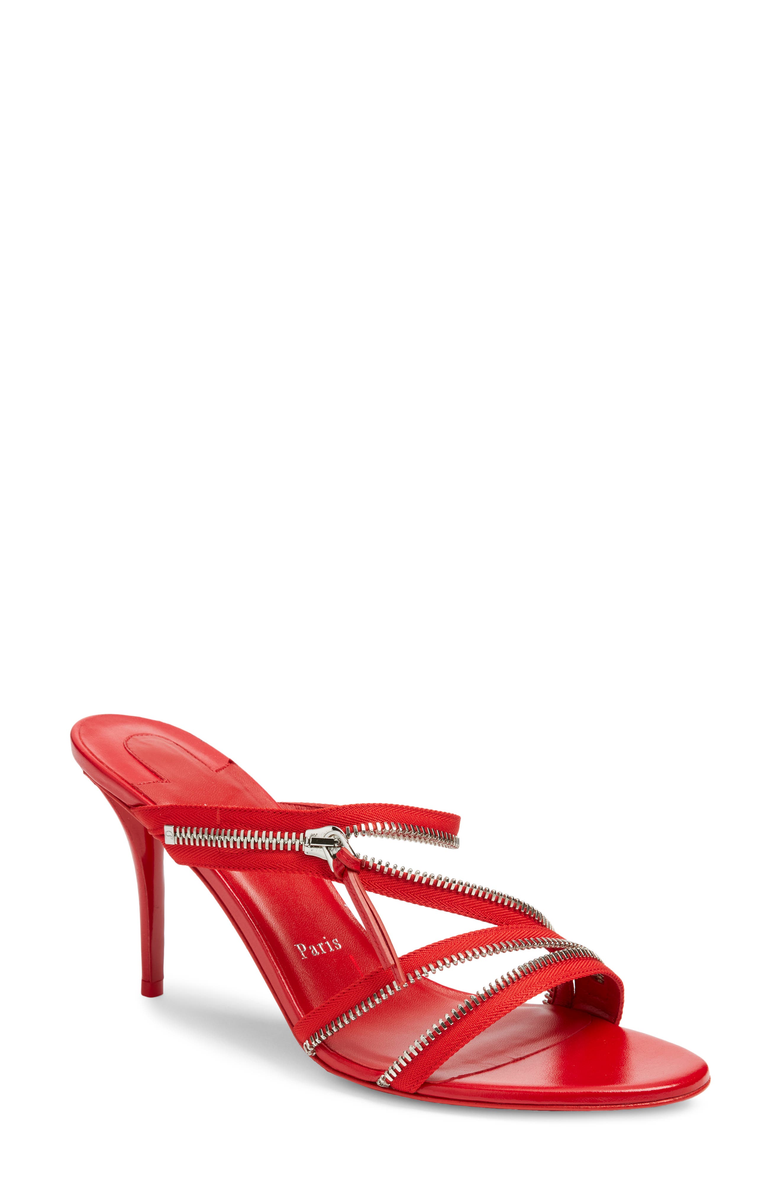 Christian Louboutin Merylzip Sandal, Main, color, 