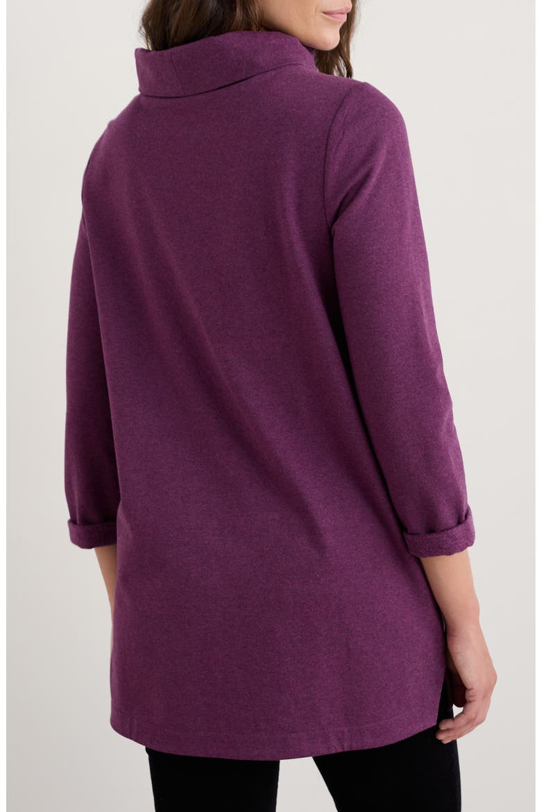 Formative Floral Tunic, Alternate, color, MELANGE AMETHYST