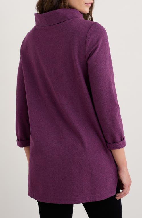 Seasalt Cornwall Formative Floral Tunic In Purple