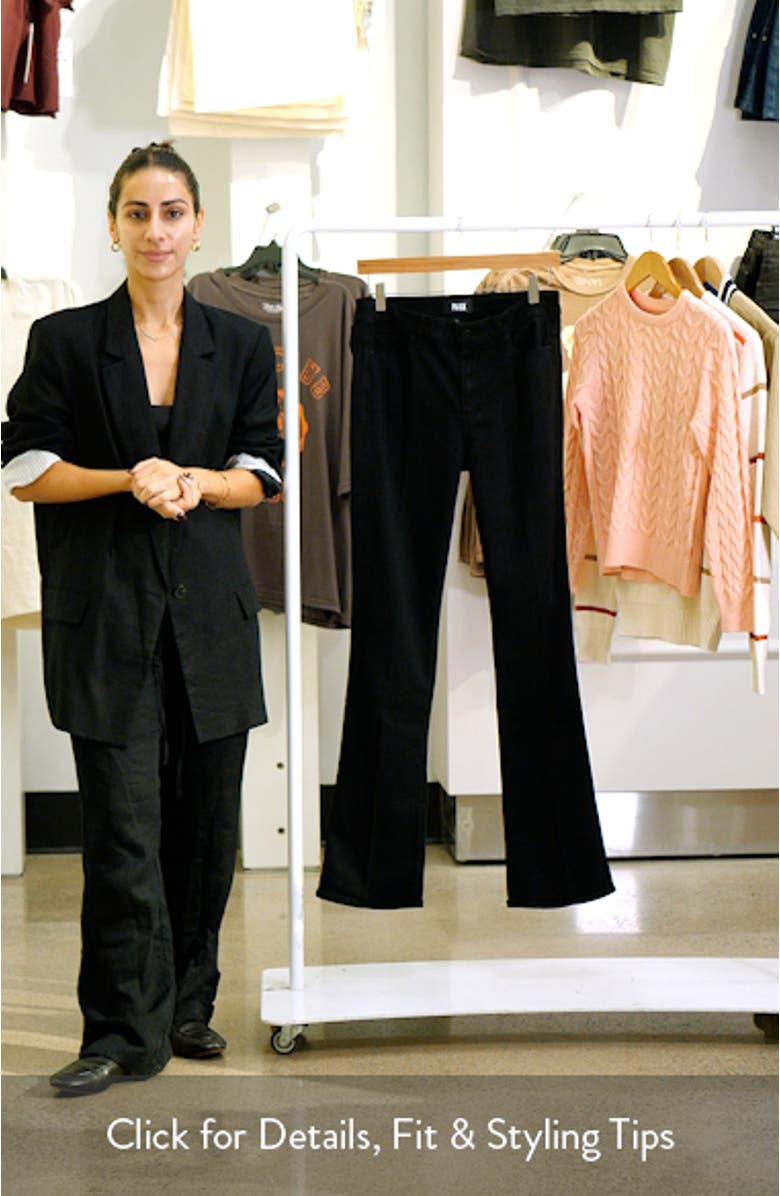 Manhattan High Waist Bootcut Jeans, sales video thumbnail